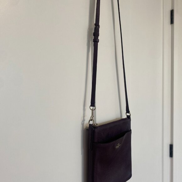 Coach Purple Kitt Messenger Crossbody Bag - Picture 2 of 13